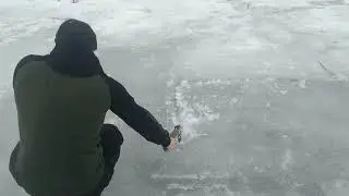Прорубь. Зима.