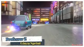 Cars 2 The Video Game | Professor Z - Battle Race (Going Ballistic) | Ginza Sprint 9 Laps