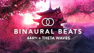 Theta Waves  4 - 7 Hz + 444 Hz, REM Sleep Music, Binaural Beats