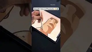 Smooth Lines Tips in Procreate ✍️😱 #procreate #animation