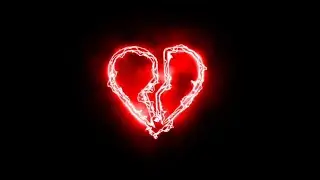 BROKEN HEART 💔 | Electric Effects Neon Light Glow Shape LOOP VIDEO fx Effects | Adobe After Effects