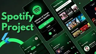 Spotify App Using Flutter Part-2.1 | App Overview | Mobile App Development