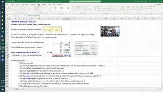 Tutorial What If Analysis in Excel