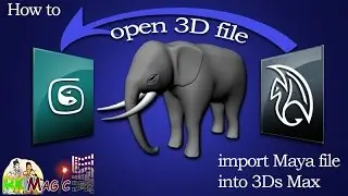 How to import Maya object into 3ds max