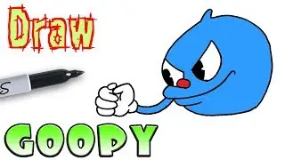 How to Draw Goopy | Cuphead