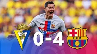 Cadiz vs Barcelona [0-4], La Liga 2022/23 - MATCH REVIEW