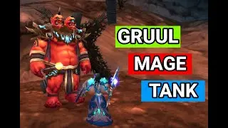 TBC Krosh Firehand Mage Tanking  - Gruuls lair tank guide