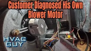 Halloween Day Brings A Blower That Wasn’t Running! #hvacguy #hvacarmy #hvactrainingvideos