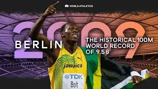 Usain Bolts 100m world record in Berlin 👀🔥  | World Athletics Championships Berlin 2009