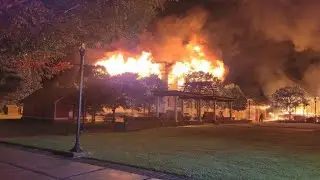 Teens arrested on arson charges after historic homes burned down in Morrow