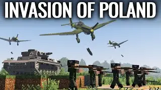 World War 2 in Minecraft -  INVASION OF POLAND