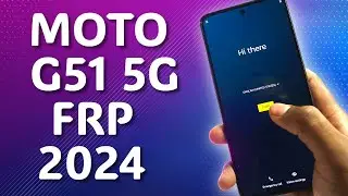 Moto G51 5G FRP Bypass Android  13 Without PC 2024 [ No Need Youtube Update ]