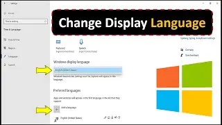 How to Change Display Language in Windows 10?