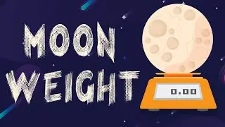 How much does the moon weigh ?