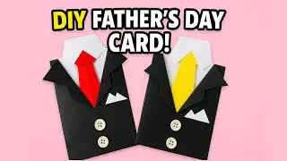 DIY Father’s Day Card | Last Minute Father’s Day Gift | Fast DIY for Father’s Day