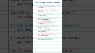 GK Questions in English short #shorts