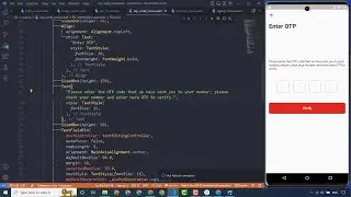 OTP Auth Screen UI Design in Flutter Ep. 5 - Ecommerce Shopping App