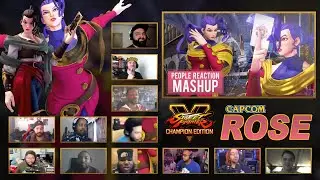 Official Gameplay Trailer | Rose | Street Fighter V | Champion Edition [ Reaction Mashup Video ]