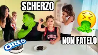 SCHERZO DIVERTENTE 😱😂 DENTIFRICIO nell’ OREO !!🤢🤮 ( NON FATELO A CASA )