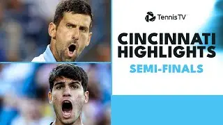 Alcaraz v Hurkacz Epic; Djokovic & Zverev Clash | Cincinnati 2023 Semi-Final Highlights