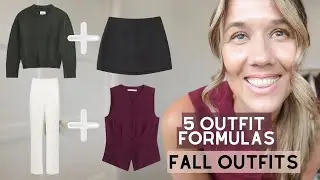 FALL OUTFITS 2024| 5 OUTFIT FORMULAS FOR FALL (FALL TRENDS + FALL ESSENTIALS)
