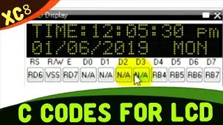 c codes for lcd interfacing with pic16f887 MPLAB XIDE XC8 || real pic simulator of microcontroller