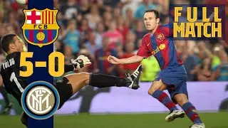 FULL MATCH: BARÇA 5 - 0 INTER (2007) with RONALDINHO, MESSI, ETOO...