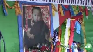 RFA report on Special celebration of enthronement of Palnor Rinpoche’s reincarnation at Palyulling N