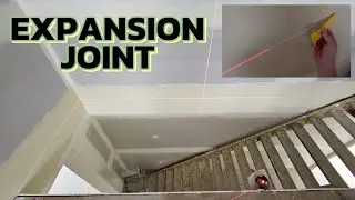 Plastering New Drywall Expansion Joint Trim-Tex Magic Angle