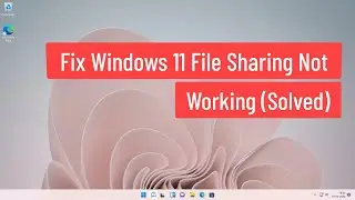 Fix Windows 11 File Sharing Not Working (Solved)