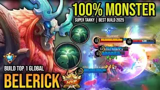 BELERICK BEST BUILD 2025 | BUILD TOP 1 GLOBAL BELERICK GAMEPLAY | MOBILE LEGENDS✓