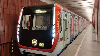 Поездка по Обратному пути на поезде "Москва 2019" Калужско-Рижская линия Медведково - Новоясеневская