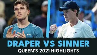 Jack Draper's First ATP Win vs Jannik Sinner! | Queen's 2021 Highlights