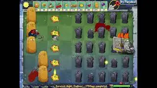 Plants vs. Zombies Lawn of Hell 2.2 - Starfruit Vs All 99999 Zombies coming out Survival Day Endless