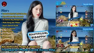 Background ML Transparan Model Cantik Korea Riha