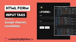 #13. Understanding of Form and Input  Elements in #html , #html5, #htmltutorial , #htmlcss #forms