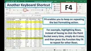 Keyboard Shortcuts (F4) - Format Repeater