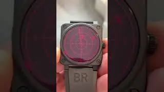 Bell & Ross Red Radar Ceramic Watch