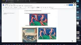 Drawing in Google Docs on a Chrome Book