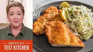 How to Make Chicken Schnitzel and Potato Roesti