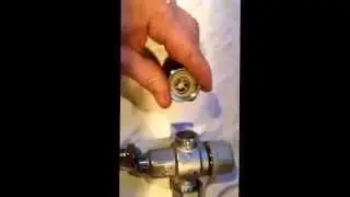 Servicing / repairing a thermostatic mixing valve - TMV / Blending valve