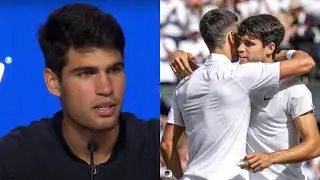 US Open 2024 - Carlos Alcaraz : "With Novak Djokovic, we have a good rivalry and a good friendship"