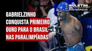 Gabrielzinho conquista primeiro ouro para o Brasil nas Paralimpíadas