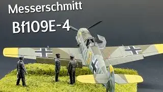 Building the Messerschmitt Bf109E-4 Plastic Model Kit! Airfix 1/72 Scale - Build & Review