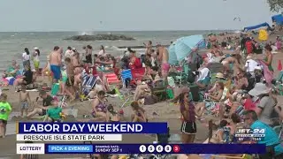 People from all over head to Presque Isle for Labor Day weekend