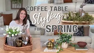 SPRING COFFEE TABLE STYLING IDEAS | SPRING TABLETOP DECOR