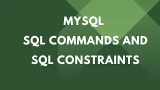 SQL Basics for Beginners: Essential Commands and Constraints with MySQL