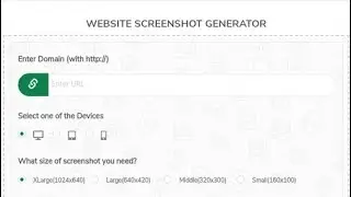 How to create  screenshot generator website| How To get Webpage screenshot in 2020| Problem Solved