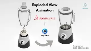 How To Create Exploded View Animation in SOLIDWORKS | Export Motion Study to Keyshot | CADable