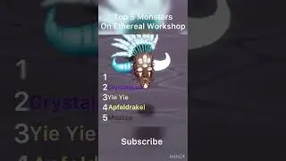 Ranking Top 5 Fan Made on My Singing Monsters Ethereal Workshop